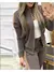 Conjunto Noworry: jaqueta glitter e calça cintura alta em malha stretch. - comprar online