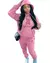 Conjunto Feminino FUXIONGFU – Estilo Casual Outono/Inverno com Estampa Letter & Borboleta - loja online