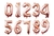 PRECIO X 5 UNIDADES IGUALES Globo 16 pulgadas ROSE GOLD - comprar online
