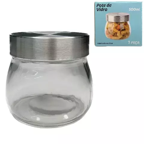 6 Portas Mantimento Conserva Em Vidro Com Tampa 500ml