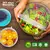 Tampas Stretch Silicone para Cozinha Microondas Alimentos, Tampas Elásticas, Ca