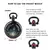 Único steampunk cúpula de vidro vintage relógio de bolso de quartzo masculino - comprar online