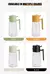 500ml garrafa vazia de óleo 2 em 1 spray &amp; pourer recipiente de óleo de pl - Magazine Store