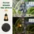 Estátuas de jardim coelho com lanterna solar, estatuetas de coelho ao ar livre,