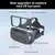 Headset de realidade virtual VR Óculos, Viar Dispositivos Capacete, Lentes 3D, - comprar online