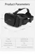 Headset de realidade virtual VR Óculos, Viar Dispositivos Capacete, Lentes 3D,