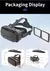 Headset de realidade virtual VR Óculos, Viar Dispositivos Capacete, Lentes 3D, - comprar online