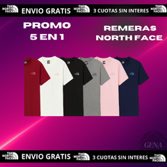 PROMO 5 EN 1 REMERAS NORTH FACE - Gena Shop