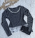 Blusa meia estação listras