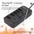 Extensão 6 Tomadas (1 Universal) 4 USB c/ Proteção e Interruptor na internet