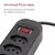Extensão 6 Tomadas (1 Universal) 4 USB c/ Proteção e Interruptor