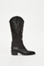 BOTA TEXANA ALTA - CUERO NEGRO - comprar online