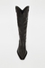 BOTA TEXANA ALTA - CUERO NEGRO - PICCOLA BASICS