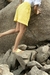 SHORT RAYADO 100% LINO en internet