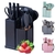 Kit Completo Jogo de Cozinha Luxo 19 Peças Com Tábua em Silicone Espátula Faca Tesoura Utensílios - comprar online