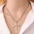 Corrente Crucifixo Prata & Ouro – Edição Dominic Toretto Inspired unissex - LOJA LINS