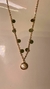 CHOKER MEDALHINHAS COM PEDRA RESINADA - Silvia Helena Acessórios
