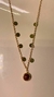 Imagem do CHOKER MEDALHINHAS COM PEDRA RESINADA