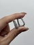 Argollas plateadas con cristal micropave