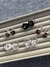 Argollas c/ dije flor blanca - comprar online