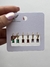 Set de aros dorados con cristales