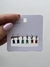 Set de aros plateados con cristales