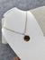 Collar medalla lisa