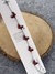 Pulsera mariposas rojas