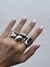 Anillo inflado plateado - comprar online