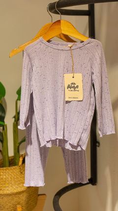 Conjunto lanilla - lila - tienda online