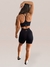 Short Velta Seamless Flow Black (CON FRUNCE) - comprar online