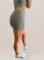 Short Velta Seamless Olive Gray (CON FRUNCE) - fuega