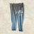 Babucha viscosa y spandex gris humo con detalle en plata talle 56 - comprar online