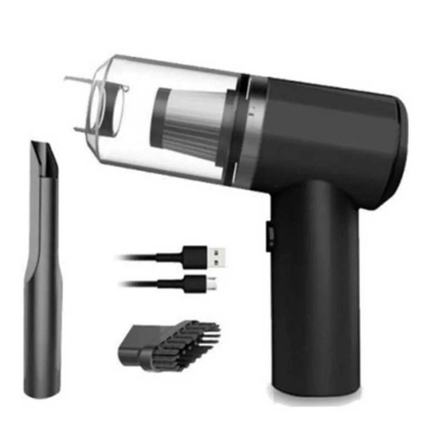 Mini Aspirador Portátil USB 120W Sem Fio Carro Casa