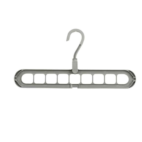 Cabide Giratório 360° Para Roupas Cinza PP Multiuso