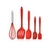 Kit Utensílios Silicone 5 Peças Confeiteiro Resistente