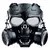 Airsofta airsoft máquinas bioquímica dupla máscara de ventilador tático pc l - comprar online