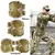 Joelheira tática protetora cs protetor militar do exército airsoft esporte - comprar online