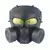 Airsofta airsoft máquinas bioquímica dupla máscara de ventilador tático pc l