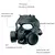Airsofta airsoft máquinas bioquímica dupla máscara de ventilador tático pc l