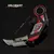Arma metal em artesanato para defesa pessoal, modelo de knfie , 17cm valorant rgx karambit - comprar online