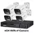 Kit Câmeras de Segurança 4K 8MP Áudio Externo POE NVR AI - BR Tático