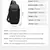 Ozuko bolsa de ombro multifuncional masculina, bolsa mensageiro antifurto para v na internet