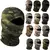 Balaclava camuflada tática, máscara facial completa, jogo de guerra cp, chapé