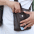 Alça de ombro dupla multi-bolso masculino ao ar livre anti-roubo saco de peito