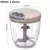 PicaTudo Manual 900ml- Puxe e pique em segundos! Ideal para carne, alho, legumes e muito mais.