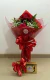 Arranjo com 2 Rosas Abertas + Ferrero Rocher - comprar online