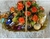 Cesta com arranjo 12 Rosas - comprar online
