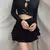 AltGoth-Mini Saia Bandagem de Cintura Alta Feminina, Mall Goth Harajuku Y2k E-Gi - loja online