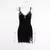 Vestido curto negro - Goth Aesthetic